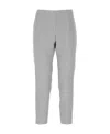 Peserico Slim-fit Cropped Trousers In Gray
