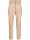 Peserico Slim-cut Leg Trousers In Nude