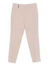 Peserico Embellished Cropped Trousers In Pink