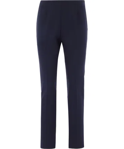 Peserico Slim-fit Tailored Trousers In Blue