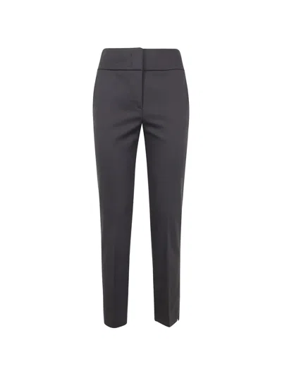 Peserico Woman Pant Stretch Cotton Viscose In Black