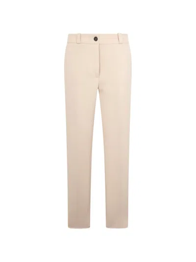 Peserico Slim-fit Trousers In Neutral