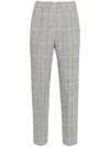 Peserico Plaid-check Cropped Trousers