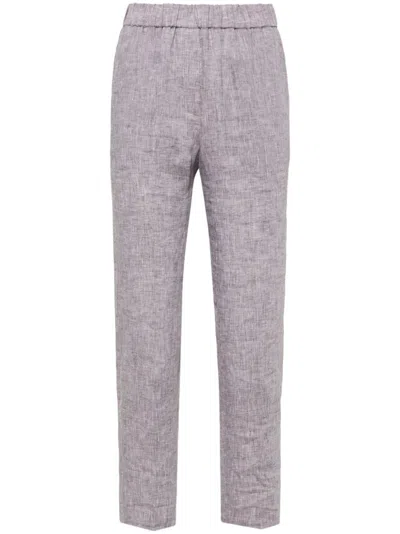 PESERICO PESERICO SLIM PANTS WITH COULISSE