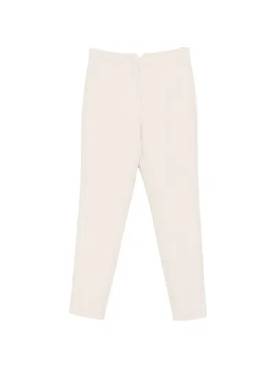 Peserico Slim-cut Cropped Trousers In Neutral