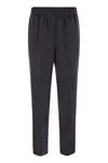 Peserico Soft Pants Made Of Stretch Viscose Technical Canvas