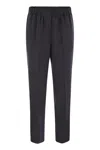 Peserico Women Soft Pants Made Of Stretch Viscose Technical Canvas