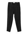 Peserico Tailored Black Cigarette Pants In Black