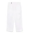 Peserico Cotton Polyester Pants In White