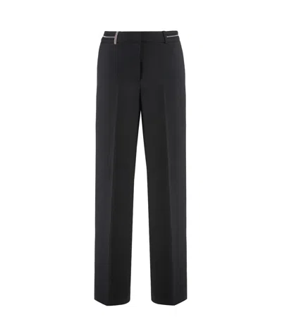 PESERICO EMBELLISHED TROUSERS