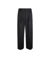 Peserico Straight-leg Casual Pants In Black