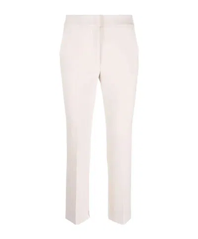 Peserico Straight-leg High-waist Casual Pants In Pink