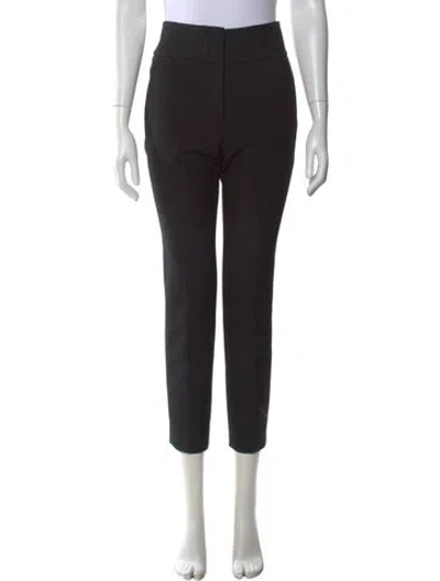 Pre-owned Peserico Straight Leg Pants In Black