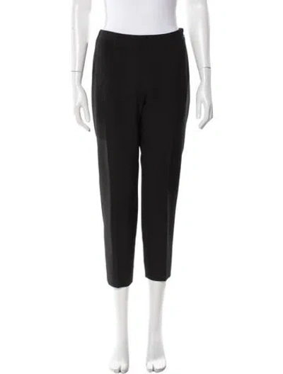 Pre-owned Peserico Straight Leg Pants In Black
