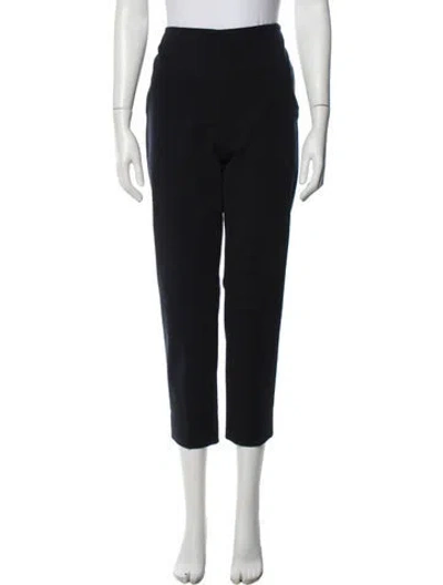 Pre-owned Peserico Straight Leg Pants In Black