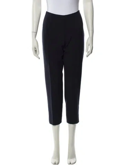 Pre-owned Peserico Straight Leg Pants In Blue