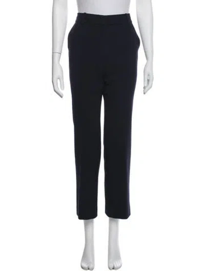 Pre-owned Peserico Straight Leg Pants In Blue