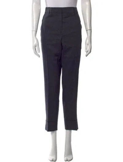 Pre-owned Peserico Straight Leg Pants In Blue