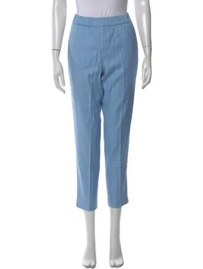 Pre-owned Peserico Straight Leg Pants In Blue