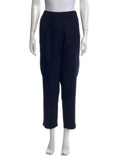 Pre-owned Peserico Straight Leg Pants In Blue