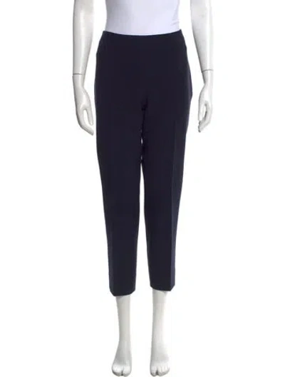 Pre-owned Peserico Straight Leg Pants In Blue