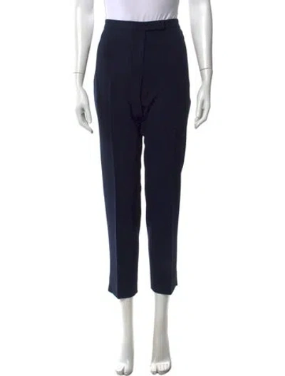 Pre-owned Peserico Straight Leg Pants In Blue