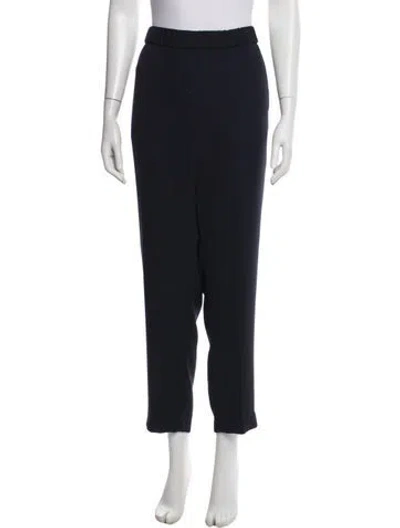Pre-owned Peserico Straight Leg Pants In Blue