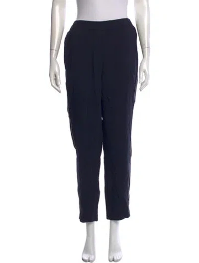 Pre-owned Peserico Straight Leg Pants In Blue