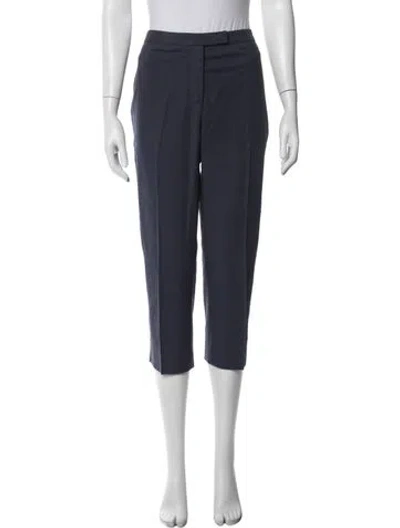 Pre-owned Peserico Straight Leg Pants In Blue