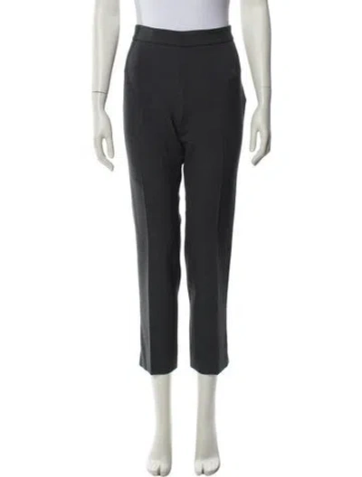 Pre-owned Peserico Straight Leg Pants In Gray