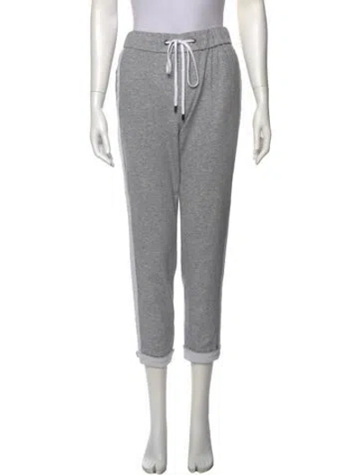 Pre-owned Peserico Straight Leg Pants In Gray