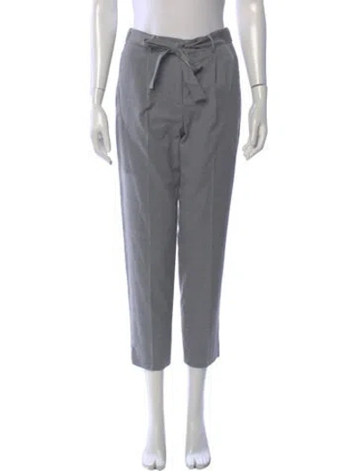 Pre-owned Peserico Straight Leg Pants In Gray