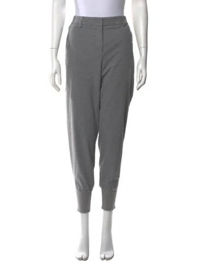 Pre-owned Peserico Straight Leg Pants In Gray