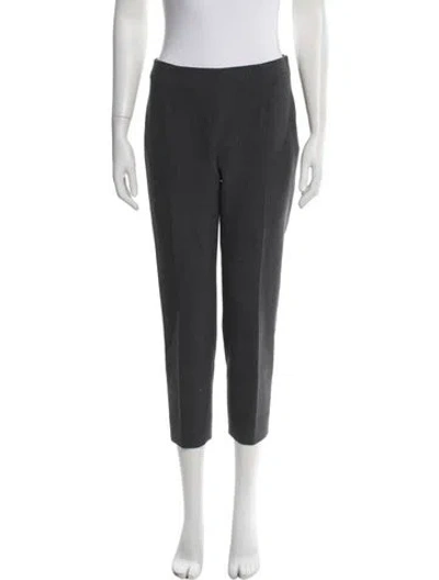 Pre-owned Peserico Straight Leg Pants In Gray
