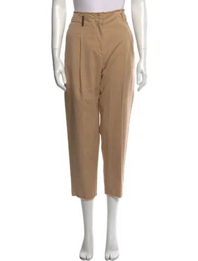 Pre-owned Peserico Straight Leg Pants In Neutral