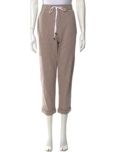 Pre-owned Peserico Straight Leg Pants In Neutral
