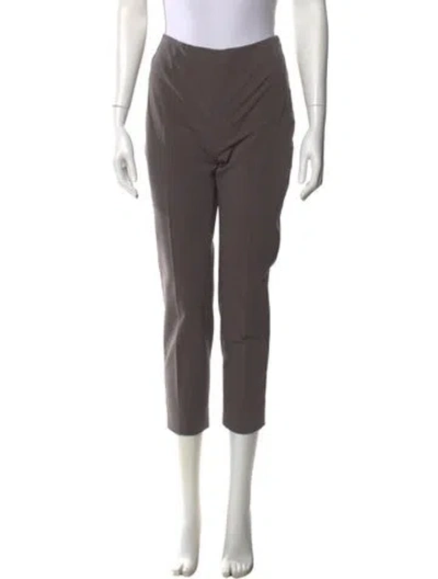 Pre-owned Peserico Straight Leg Pants In Neutral