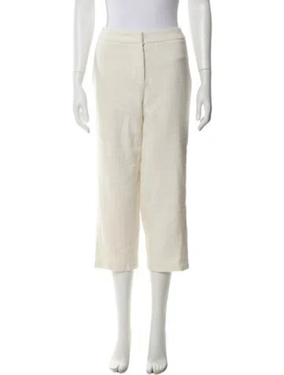 Pre-owned Peserico Straight Leg Pants In Neutral