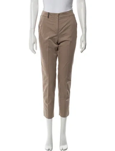 Pre-owned Peserico Straight Leg Pants In Neutral