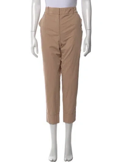 Pre-owned Peserico Straight Leg Pants In Neutral