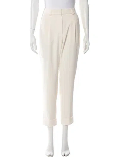 Pre-owned Peserico Straight Leg Pants In Neutral