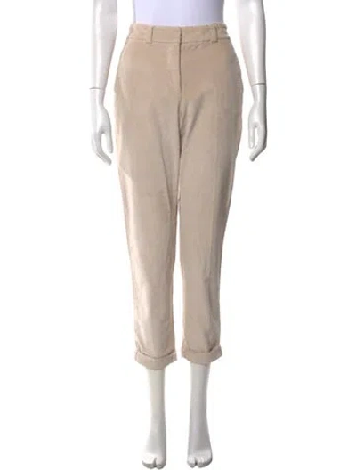 Pre-owned Peserico Straight Leg Pants In Neutral
