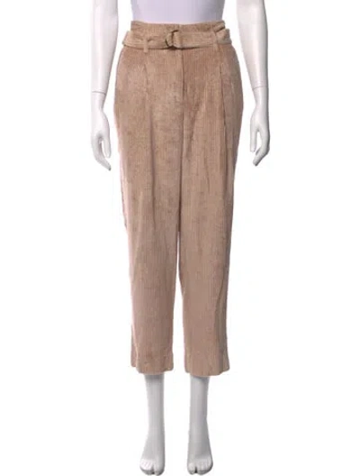 Pre-owned Peserico Straight Leg Pants In Neutral