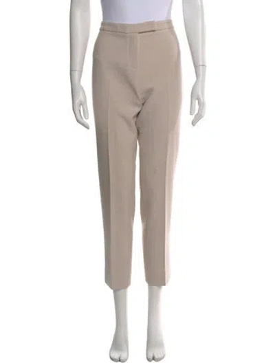 Pre-owned Peserico Straight Leg Pants In Neutral