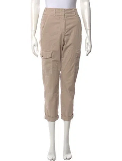 Pre-owned Peserico Straight Leg Pants In Neutral