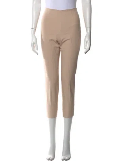 Pre-owned Peserico Straight Leg Pants In Neutral