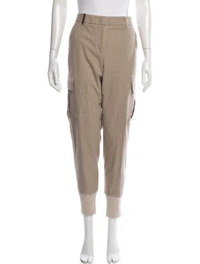 Pre-owned Peserico Straight Leg Pants In Neutral