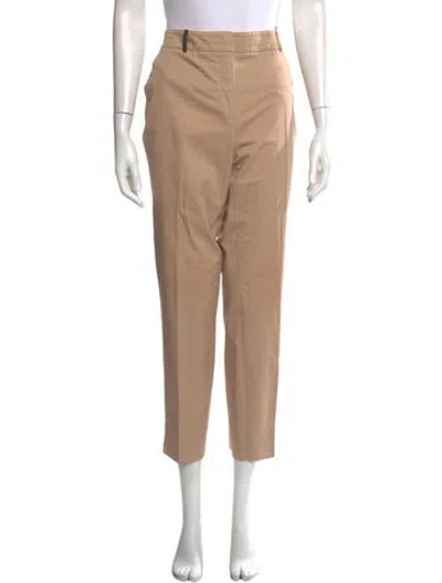 Pre-owned Peserico Straight Leg Pants In Neutrals
