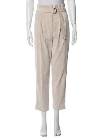 Pre-owned Peserico Straight Leg Pants In Neutrals