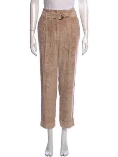 Pre-owned Peserico Straight Leg Pants In Neutrals